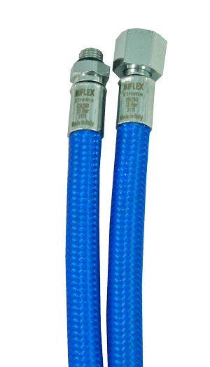 MIFLEX Xtreme braided BLAU Regler Schläuche