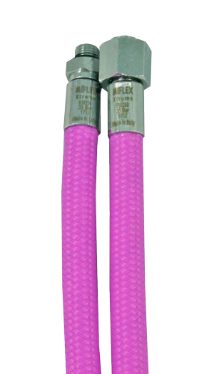MIFLEX Xtreme braided LILA Regler Schläuche